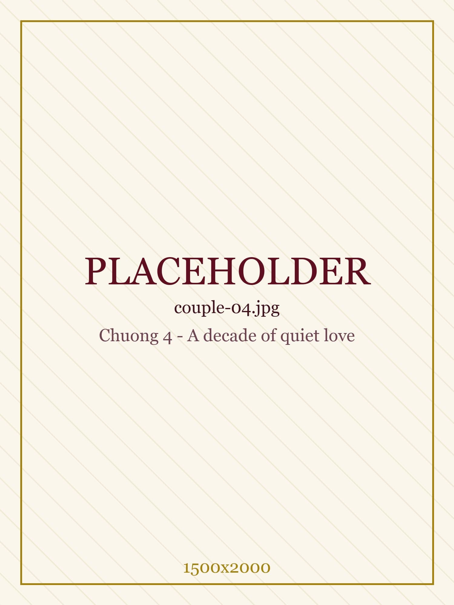 PLACEHOLDER — ảnh pre-wedding cô dâu mặc váy cưới